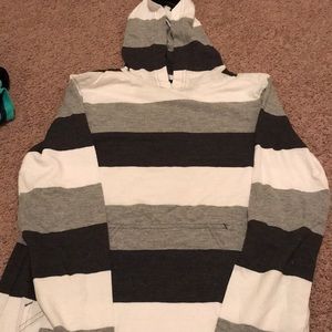 Long sleeve hooded shirt